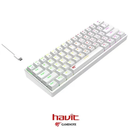 CLAVIER HAVIT GAMING KB881L MECANIQUE WHITE