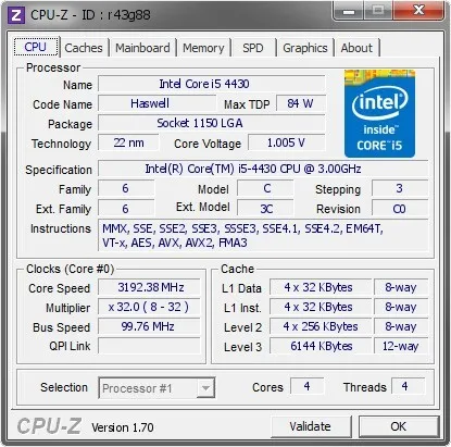 Intel Core i5-4430