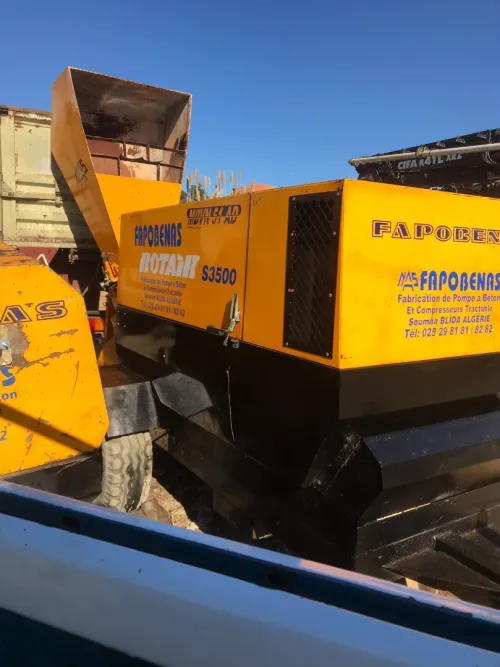 Pompe a beton Tractable 2024