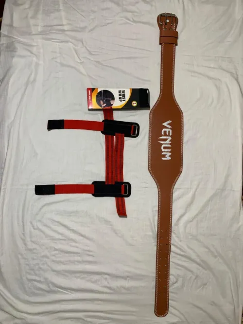 Pack fitness ceinture+straps