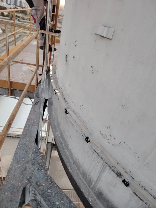 Installation des paratonnerres