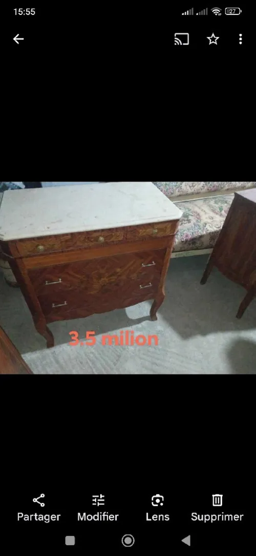 Commode bois de rose 