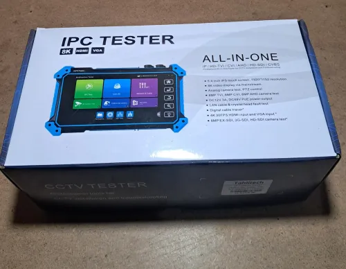 Testeur de caméras de surveillance IPC-5200C PLUS+testeur de câbles