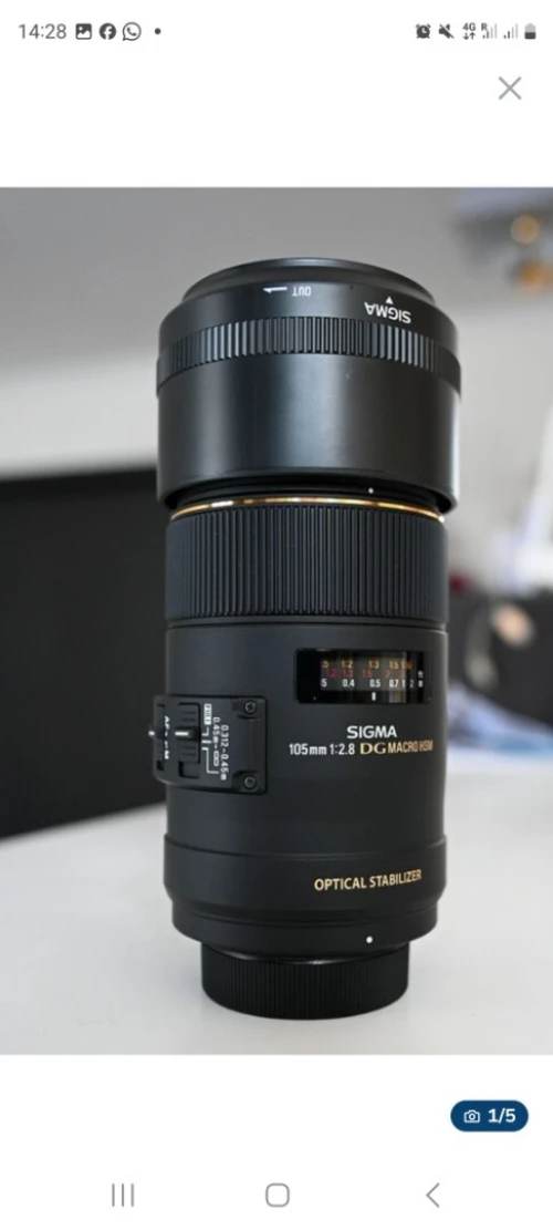 SIGMA MACRO 105mm F2.8 EX DG OS HSM (monture nikon)