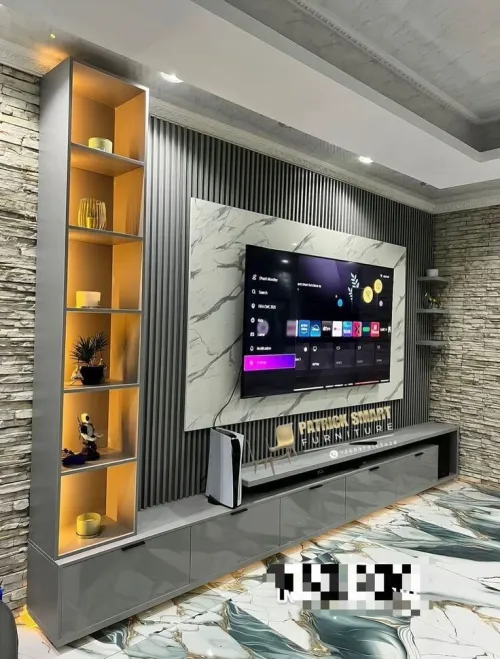 Meuble TV Sur Mesure - Design moderne et élégant