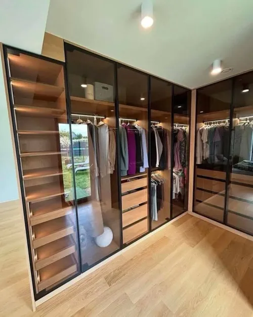 Dressing armoire sur mesure coulissant خزانات ملابس عصرية