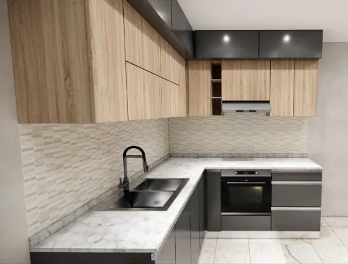 Cuisine équipée moderne en MDF 2026