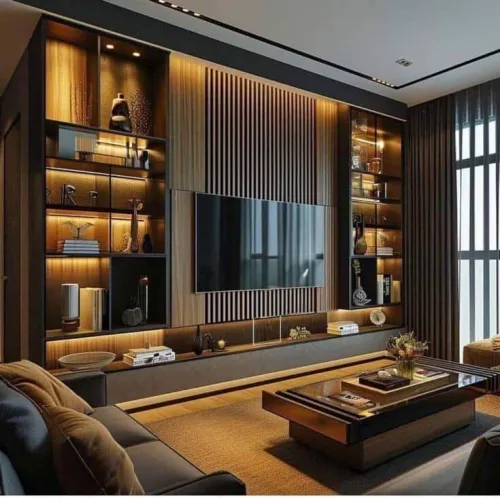 Meuble TV Sur Mesure - Design moderne et élégant