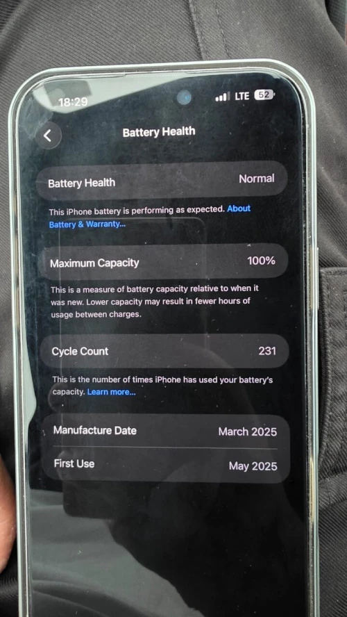 I phone 16 pro max 256