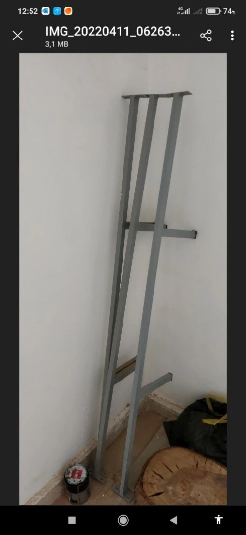 3 Supports pour sommiers longueur des supports de 1,60 metres