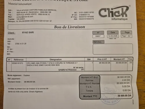 AMD Ryzen 7 5700