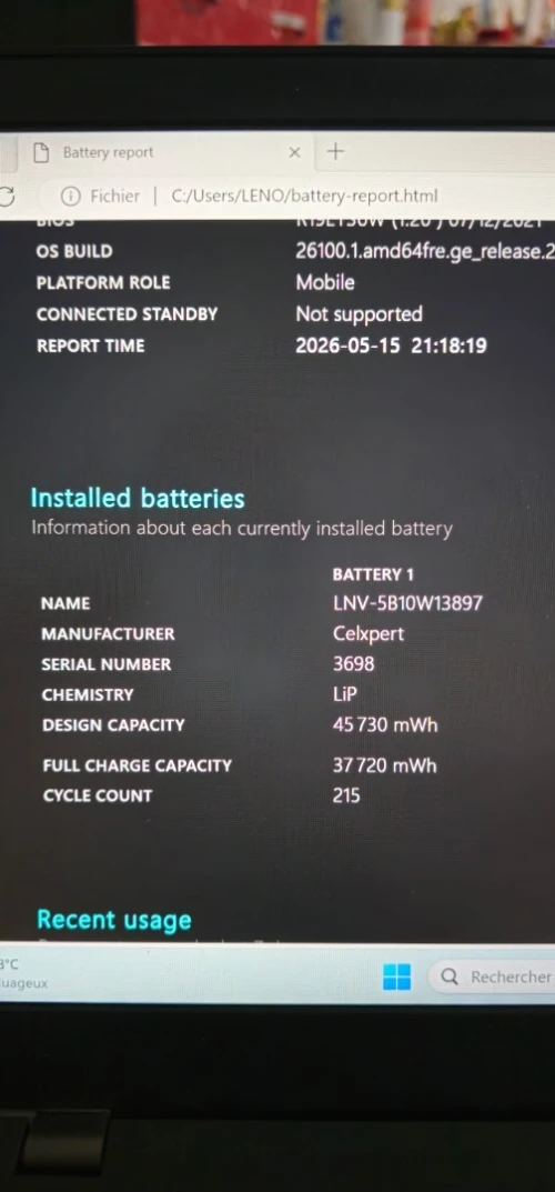 Lenovo thinkpad l15 gen 1