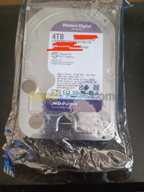 Disque dur 4 tera Purple 