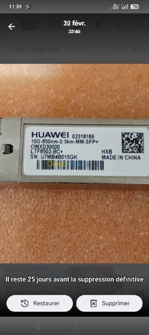Module SFP 10 G