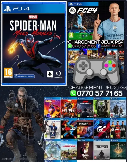 CHARGEMENT JEUX PS4 SUR VOTRE CONSOLE ( Assassin's Creed Valhalla ) Disponible Un Large Catalogue Disponible