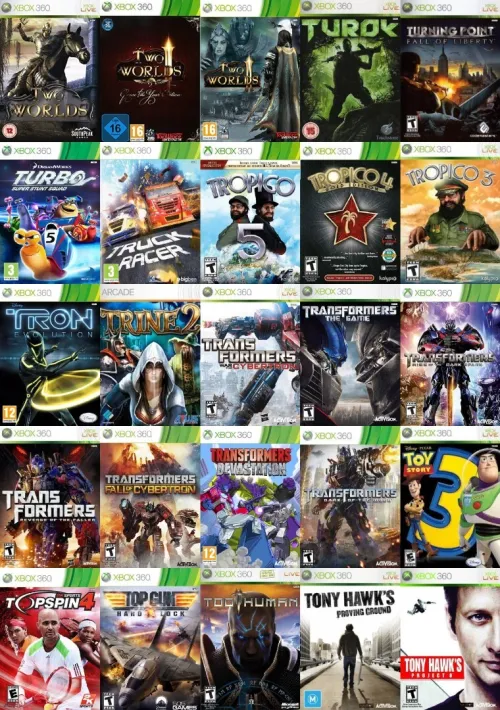 installation jeux Xbox 360 sur Disque dur de la console  + de 300 jeux disponible sur le catalogue 