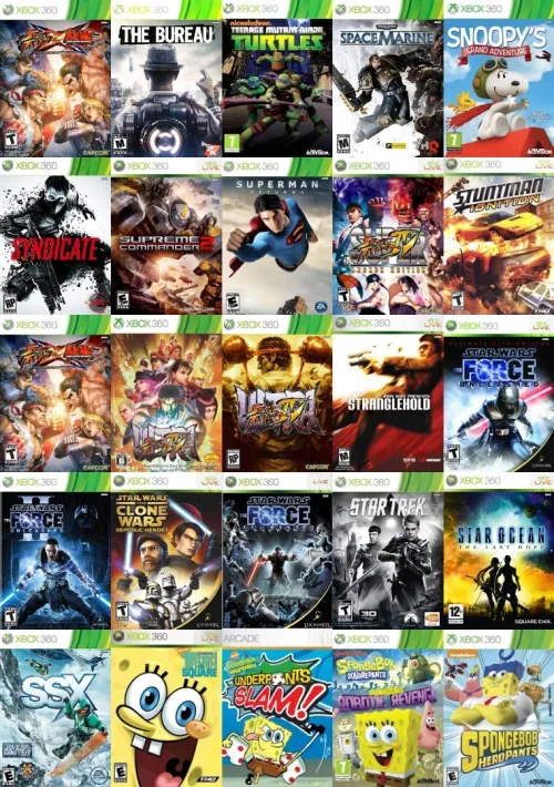installation jeux Xbox 360 sur Disque dur de la console  + de 300 jeux disponible sur le catalogue 