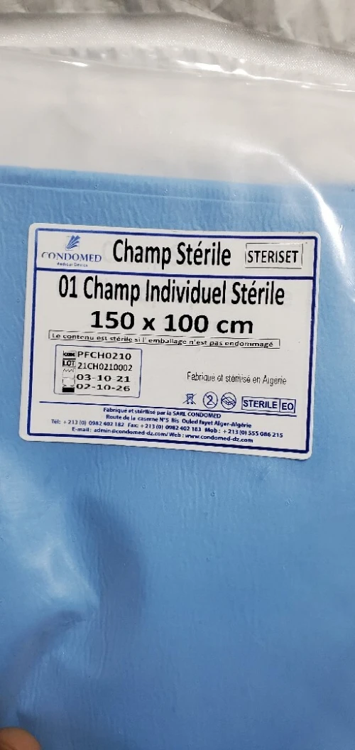 champ opératoir stérile
