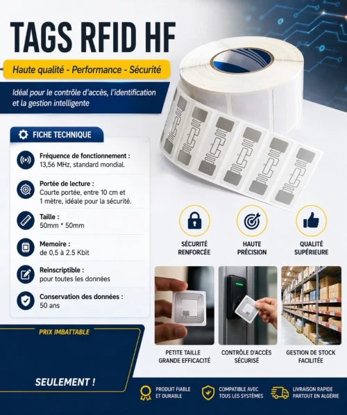 Tags RFID bibliothèque