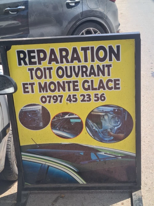 Reparation toitbouvrant et monte glaceet 