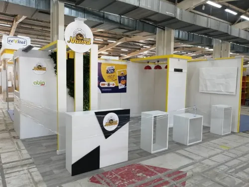 Location/ réalisation Stand d'exposition et point de vente (points de vente, salons et foires)