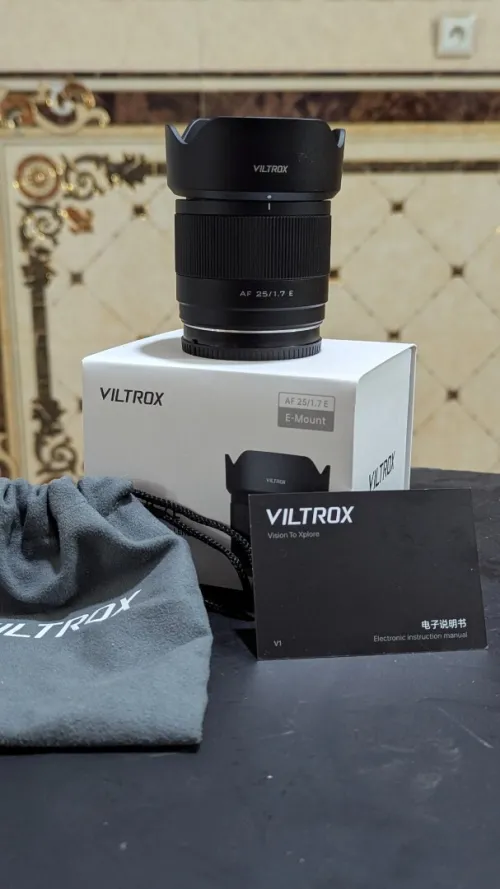 Objectif Sony Viltrox 25mm 1.7E