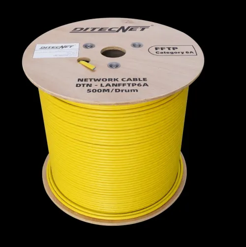 Cable réseau CAT6A F/FTP DITECNET 