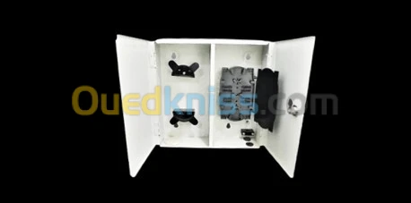 Coffret fibre optique métallique mural 12 SC simplex-
