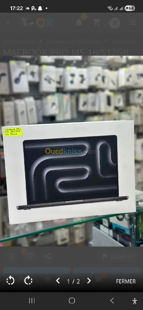 Macbook pro m5 512 Rom 16Ram 14