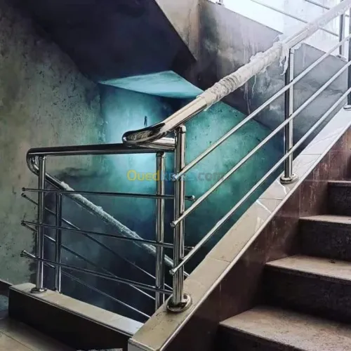 rampe escalier inox extérieur
