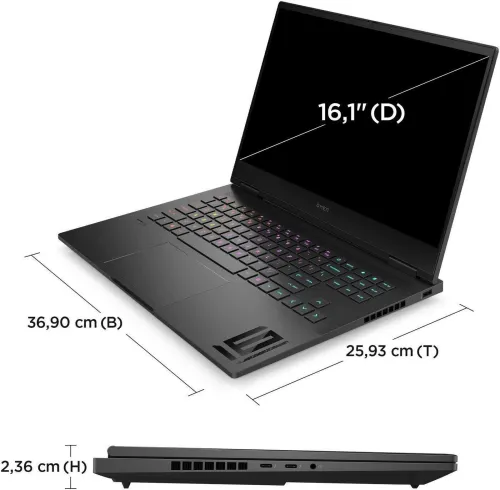 VENDU - HP OMEN 16-wf1000ns, Intel Core i7-14700HX, 32GB 5600MHz, 1TB SSD, RTX4060 8GB, 16" 165Hz