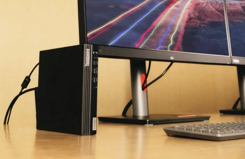VENDU - Lenovo M75q Gen 5  (ThinkCentre)  Ryzen 5Pro 8500GE + Écran 23,8"FHD ThinkCentre TIO24Gen G5