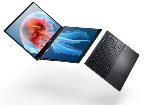 VENDU - ASUS Zenbook DUO (UX8406), Intel Core Ultra 9-185H, 32GB LPDDR5X, 1TB SSD nVme, 14" 3K OLED