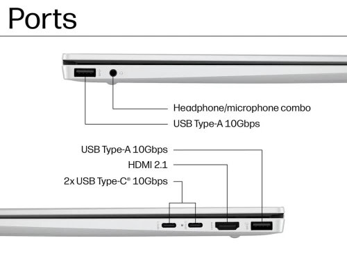 VENDU - HP OmniBook 7 AI , Intel Core Ultra 7 255H ,32GB LPDDR5x,1TB SSD,14" OLED 2K,Intel Arc 140T 16GB