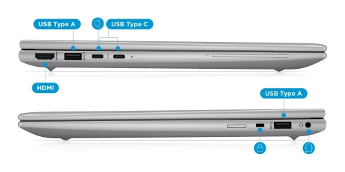 HP Zbook Firefly 14 G10 Tactile, Intel i7 1355U,16GB RAM DDR5,512GB SSD,NVIDIA RTX A500,14" WUXGA
