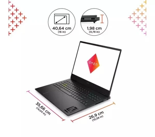 VENDU - HP OMEN OMEN Transcend 16, Intel Core i7-13700HX, 32GB, 1TB SSD, 16" 2K 240Hz, RTX4070 8GB