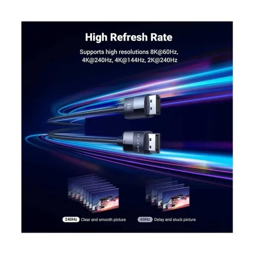 Câble Display Port mâle vers mâle Ugreen 1.4V 8K 60Hz 3 M