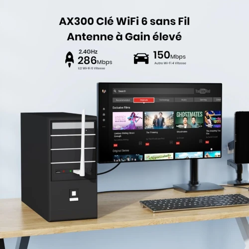 Clé Wi-Fi 6 Tenda AX300