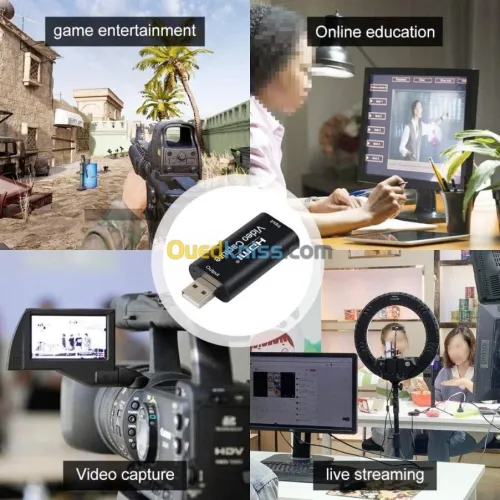 HDMI Vidéo Capture  USB 2.0 Full HD