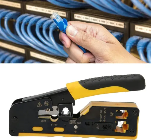 Pince a sertir Réseau Ethernet RJ45 SNAP PLUG & Connecteurs 