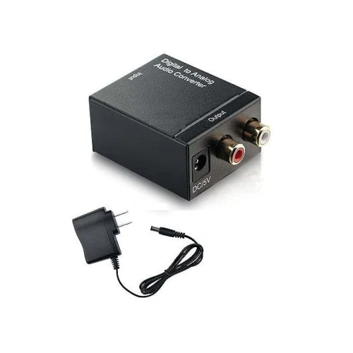 Convertisseur Optique Numérique To RCA Analogique(+ Jack 3.5) / Analogique RCA To Optique Numérique