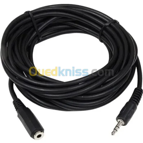 Cable Jack 3.5mm 1.5 - 3 & 10 Mètre M/F  