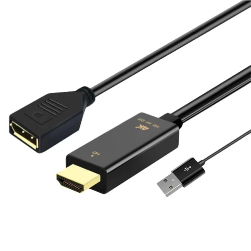 Convertisseur HDMI/M+USB 2.0 To DP/F  4K
