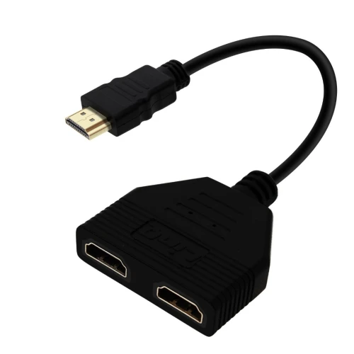  Splitter Video Cable HDMI M to 2 x HDMI F