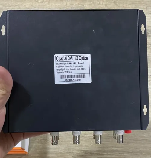 Média Converter BNC To Optique X2 X4 X8 20 Km UP 2 - 4 Mpx