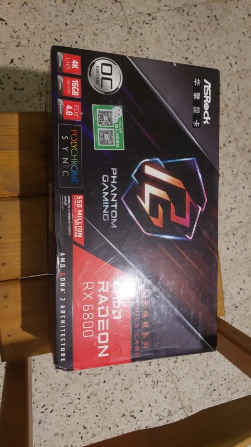 Rx 6800 asrog phentom gaming oc  bl cartona