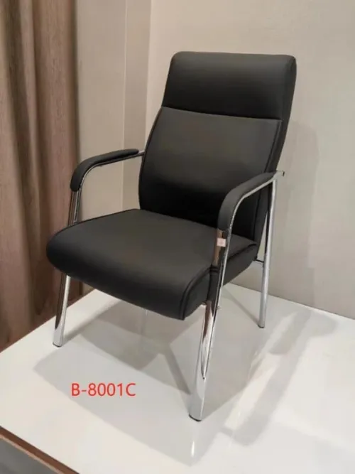 CHAISE EN CUIR ET CUIR  SYNTHETIQUE