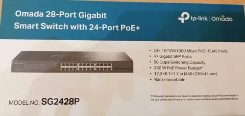 SWITCH TP-LINK SMART 28 PORTS GIGABIT AVEC 24 PORTS POE