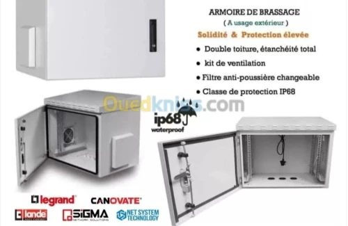 ARMOIRE DE BRASSAGE EXTERIEUR ETANCHE