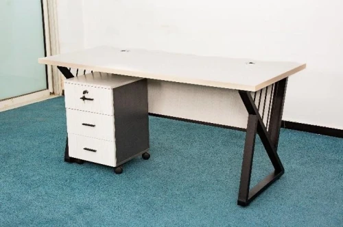 BUREAU AVEC CAISSON MOBILE + TABLE BASSE